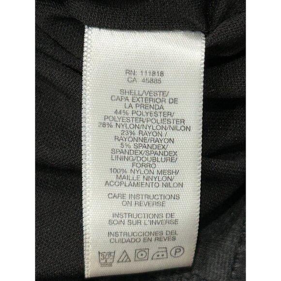 Michael Michael Kors Houndstooth Sleeveless Sheath Dress Size M Black Gray - Picture 6 of 10